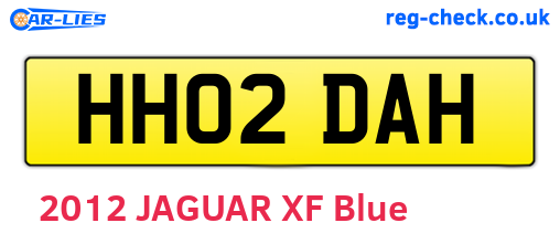 HH02DAH are the vehicle registration plates.