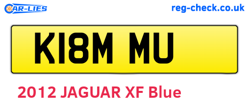K18MMU are the vehicle registration plates.