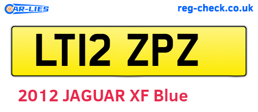 LT12ZPZ are the vehicle registration plates.