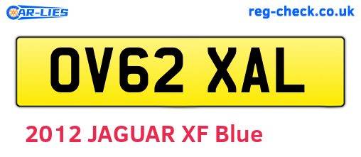 OV62XAL are the vehicle registration plates.