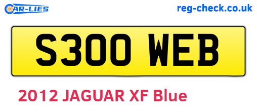 S300WEB are the vehicle registration plates.