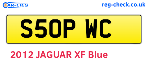 S50PWC are the vehicle registration plates.
