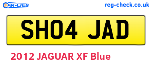 SH04JAD are the vehicle registration plates.