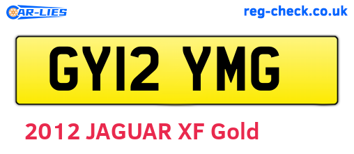 GY12YMG are the vehicle registration plates.
