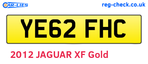 YE62FHC are the vehicle registration plates.