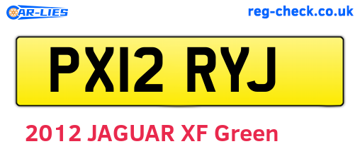 PX12RYJ are the vehicle registration plates.