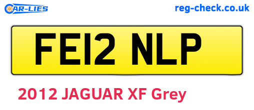 FE12NLP are the vehicle registration plates.