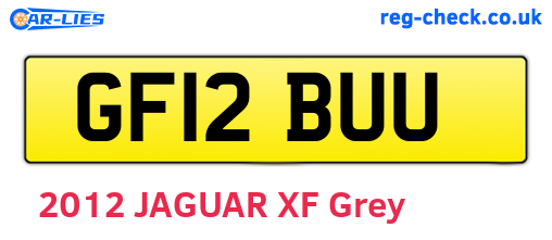 GF12BUU are the vehicle registration plates.