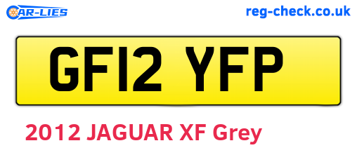 GF12YFP are the vehicle registration plates.