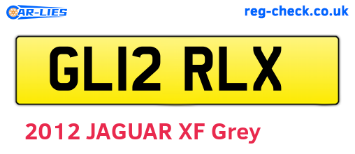 GL12RLX are the vehicle registration plates.
