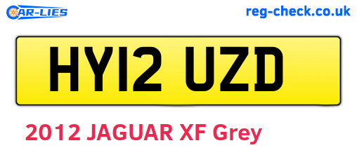 HY12UZD are the vehicle registration plates.