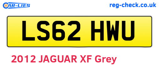 LS62HWU are the vehicle registration plates.