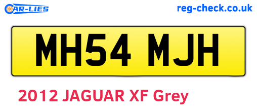 MH54MJH are the vehicle registration plates.