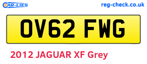 OV62FWG are the vehicle registration plates.