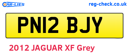 PN12BJY are the vehicle registration plates.