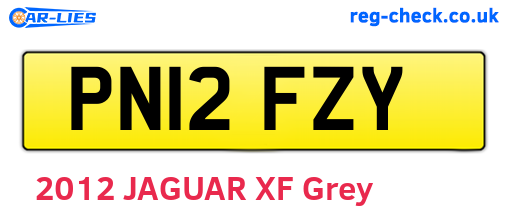 PN12FZY are the vehicle registration plates.