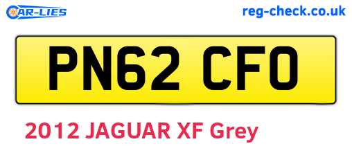 PN62CFO are the vehicle registration plates.