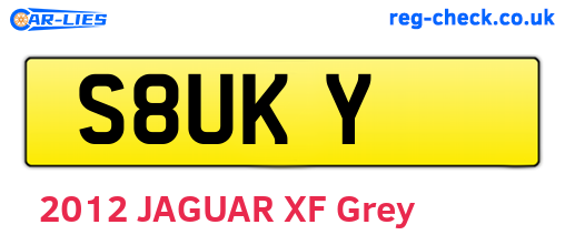 S8UKY are the vehicle registration plates.