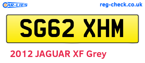SG62XHM are the vehicle registration plates.