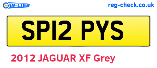 SP12PYS are the vehicle registration plates.