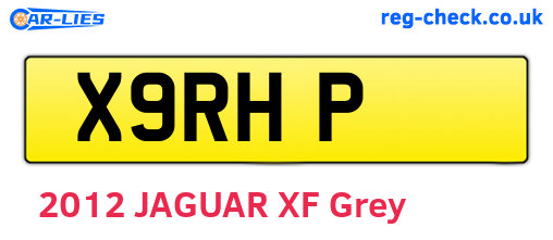 X9RHP are the vehicle registration plates.