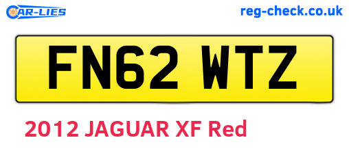FN62WTZ are the vehicle registration plates.