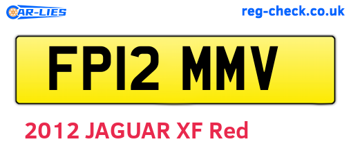 FP12MMV are the vehicle registration plates.