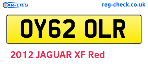 OY62OLR are the vehicle registration plates.