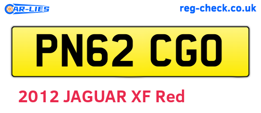 PN62CGO are the vehicle registration plates.