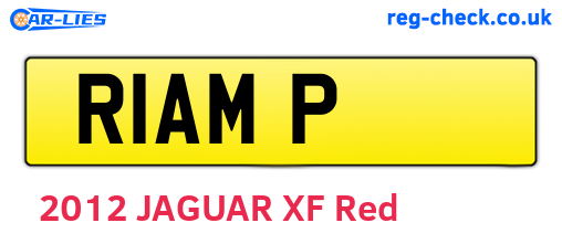 R1AMP are the vehicle registration plates.