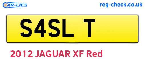 S4SLT are the vehicle registration plates.