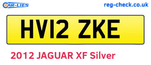 HV12ZKE are the vehicle registration plates.