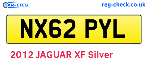 NX62PYL are the vehicle registration plates.