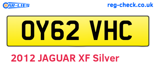 OY62VHC are the vehicle registration plates.