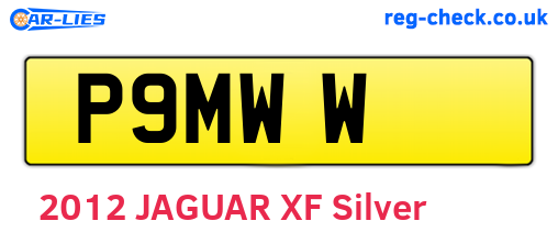 P9MWW are the vehicle registration plates.