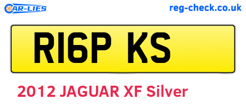 R16PKS are the vehicle registration plates.
