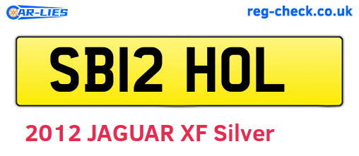 SB12HOL are the vehicle registration plates.