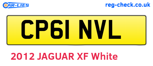 CP61NVL are the vehicle registration plates.
