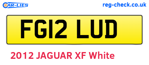 FG12LUD are the vehicle registration plates.