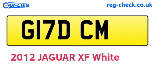 G17DCM are the vehicle registration plates.