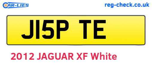 J15PTE are the vehicle registration plates.