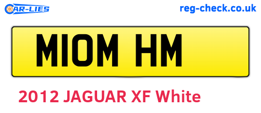M10MHM are the vehicle registration plates.