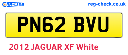 PN62BVU are the vehicle registration plates.