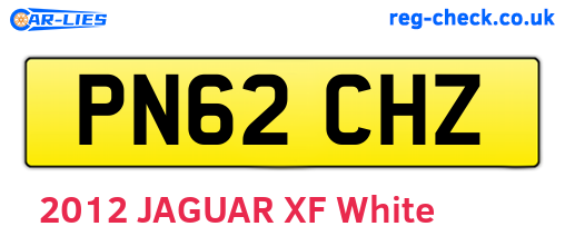 PN62CHZ are the vehicle registration plates.