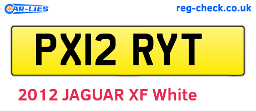 PX12RYT are the vehicle registration plates.