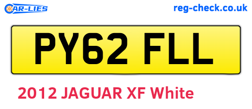 PY62FLL are the vehicle registration plates.