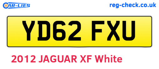 YD62FXU are the vehicle registration plates.