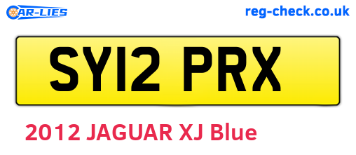 SY12PRX are the vehicle registration plates.