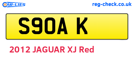 S9OAK are the vehicle registration plates.