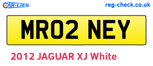 MR02NEY are the vehicle registration plates.